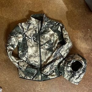 Prois Ladies Camo Jacket with detachable Hoodi